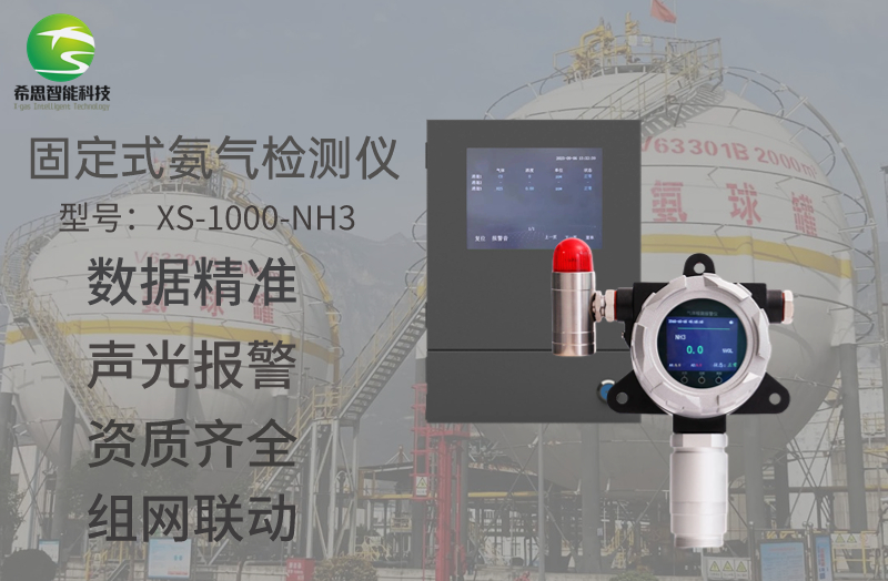 氨氣檢測儀，有效預(yù)防液氨儲罐區(qū)發(fā)生泄漏事故