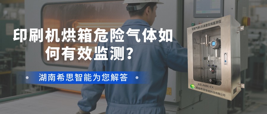 希思智能印刷機(jī)組烘箱內(nèi)可燃?xì)怏wLEL在線監(jiān)測(cè)系統(tǒng)解析